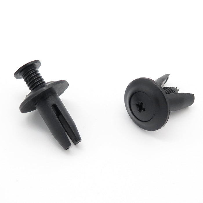 Screw Fit Plastic Trim Clip, 8mm hole - VehicleClips