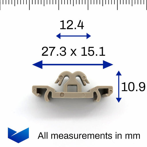 GM 3/4x3/4 Body Belt Side Door Top Moulding Molding Trim Clips Clip 20pc X - Foto 1