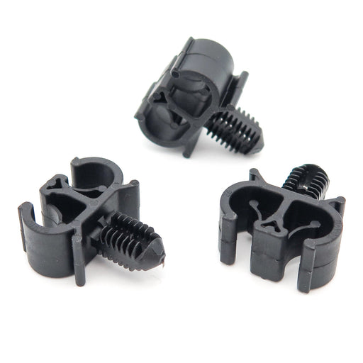 Twin 4-6mm Cable, Hose or Pipe Routing Clip for 6.5mm Hole - VehicleClips