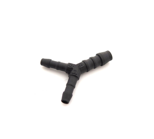 Twin 4mm to 6mm Car Heater & Breather Hose Connector, Y-Piece, Nylon PA66 - VehicleClips