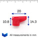 Vauxhall Plastic P-Shaped Screw Grommet for Bumpers & Splashguards- 24449408 - VehicleClips